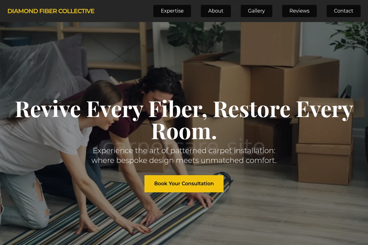 Pattern Carpet Installation