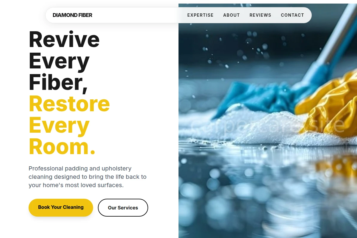 Latest Carpet Cleaning Website Design